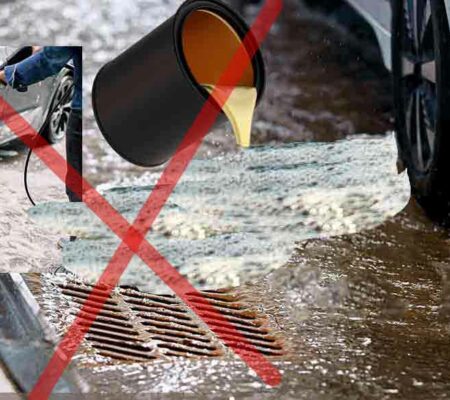 Toxic Liquids Into Street Drains Kills Fish in Our Creeks